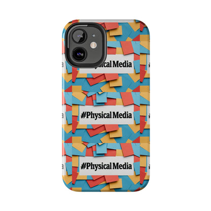 #PhysicalMedia Pattern Tough Phone Case