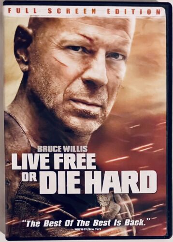 Die Hard 4: Live Free or Die Hard (DVD 2007) En/Fr/Sp Bruce Willis w/ Insert*GR1