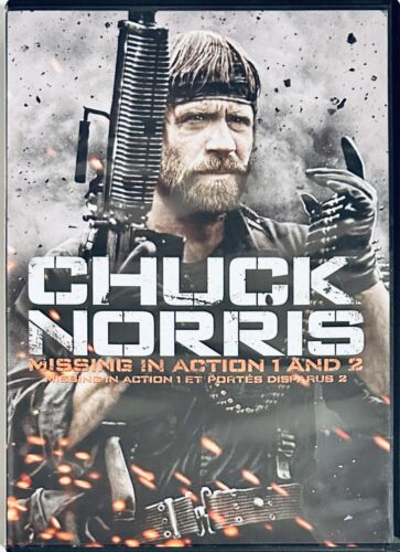 Missing In Action 1 and 2 (DVD, 2014) Chuck Norris Action MGM 80s 2-Disc Set*GR1