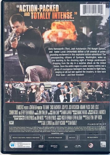 Red Dawn (DVD, 2012) Bilingual Action Chris Hemsworth *GR3