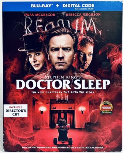 Doctor Sleep (Blu-ray 2019) 2-Disc Set Horror/Fantasy w/ Slipcover En/Fr/Sp*LS1