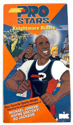 PRO STARS Knightmare Riders VHS Michael Jordan Gretzky Bo Jackson NEW SEALED