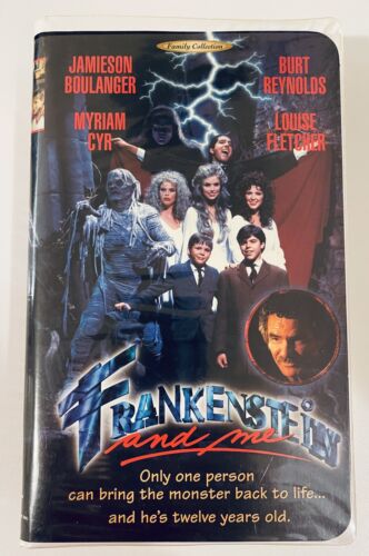 Frankenstein And Me Clamshell VHS Burt Reynolds (Not On DVD/Blu-Ray) ULTRA RARE