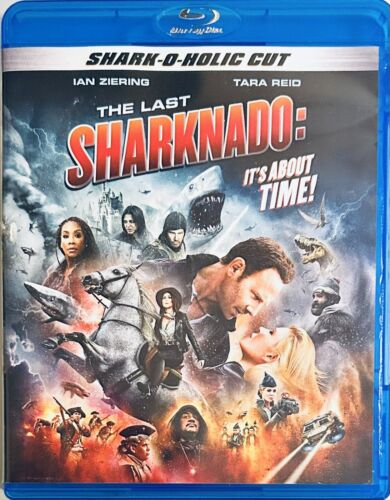 The Last Sharknado: It's About Time! (Blu-ray, 2018) Tara Reid Horror Comedy