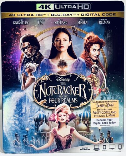 The Nutcracker and the Four Realms (4K-UHD/blu-ray 2018) w/ Slipcover 2-Discs