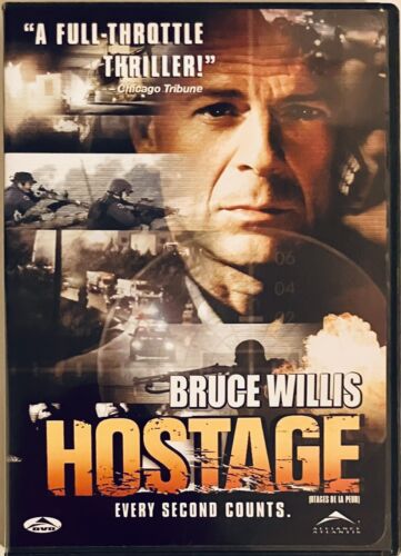 Hostage (DVD,2005) w/ Insert En/FR Action Thriller Bruce Willis *DS1