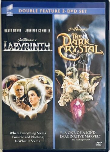 Labyrinth / The Dark Crystal (DVD) Double Feature 2-Disc Set En/Sp Sony *GR1 Default Title