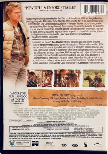 An Unfinished Life (DVD, 2005) w/ Insert Robert Redford Western EN/FR OOP*NE1