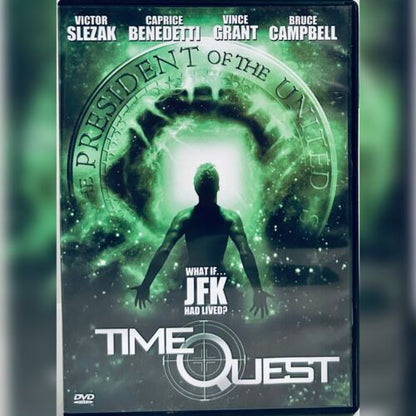 Time Quest (DVD 2000) Bruce Campbell Victor Slezak Ardustry Home Video JFK SciFi