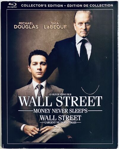 Wall Street: Money Never Sleeps (Blu-ray, 2010) Drama w/ Slipcover 2-Discs*GR1