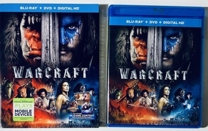 Warcraft (Blu-ray + DVD) 2-Disc Set Box Set - NO CARDS Bilingual *PC1