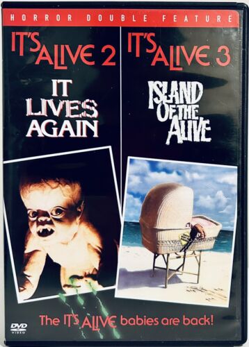 It Lives Again” & “Its Alive III : Island of the Alive” (DVD, 2004) Horror*GR1