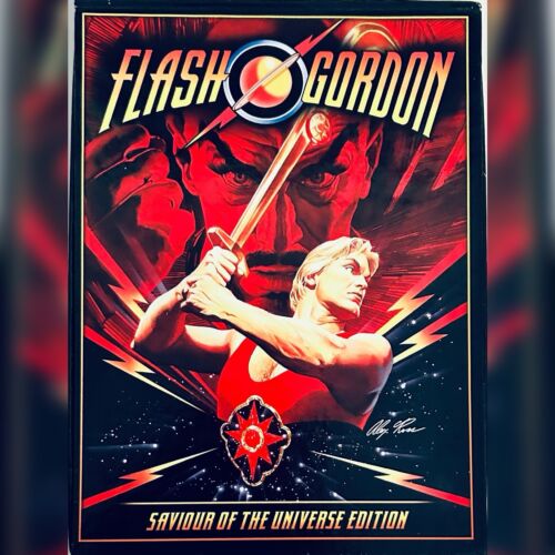 Flash Gordon (DVD, 2007) w/ Insert Saviour of the Universe Edition 1980 OOP*LS1