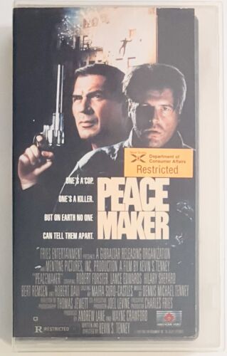 Peace Maker (VHS, 1990) Sci-Fi Thriller Robert Forster Fries Home Video RARE*GR1 Default Title