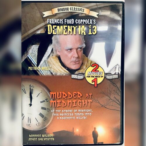 Francis Ford Coppola’s Dementia 13/Murder At Midnight (DVD) Horror Classics*GR1