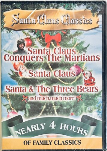 Santa Claus Classics : Santa & The Three Bears (DVD) 221 Minutes Christmas NEW