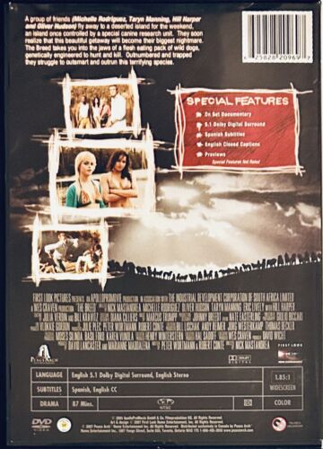 The Breed (DVD, 2007 Widescreen) Michelle Rodriguez, Horror Comedy *NE1