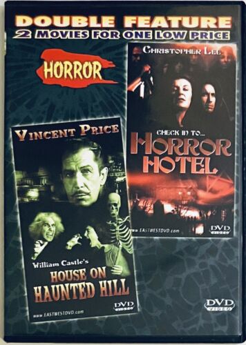 Horror Double Feature (DVD) Hotel House & House On Haunted Hill - Slim Case*GR1