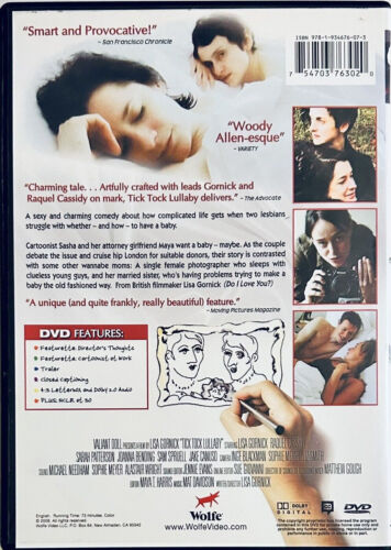 Tick Tock Lullaby (DVD, 2008) w/ Insert Lisa Gornick Drama Romance Wolfe Video