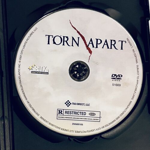 Torn Apart (DVD, 2011) War Romance Drama City Lights Pictures *MN1