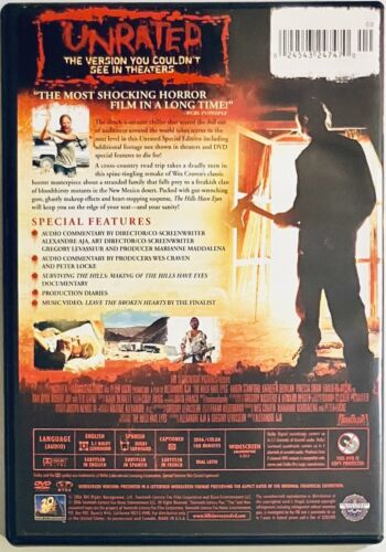 The Hills Have Eyes (DVD, 2006) w/ Slipcover Unrated Horror En/Sp *GR1