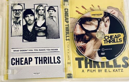 Cheap Thrills (DVD, 2013) w/ Booklet Unrated Pat Healy Draft House Films No. 18