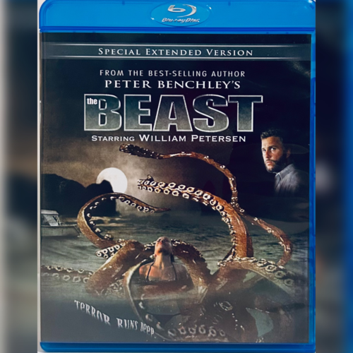 The Beast (Blu-ray 1996) Extended Version Peter Benchley Sci-Fi/Horror NR Rare