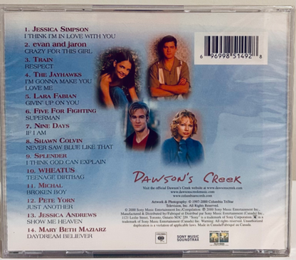 Songs From Dawson's Creek Vol. 2 (CD 2000) Various Artists, Sony - Brand NEW*001