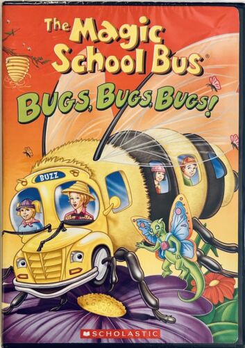 Magic School Bus - Bugs, Bugs, Bugs (DVD 2009) Scholastic, En/Fr/Sp OOP NEW*GR1