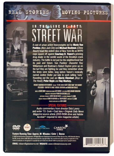 Street War (DVD) Dick Lowery Mario Van Peebles RARE OOP