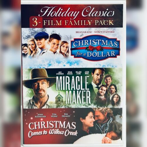 Christmas for a Dollar, Miracle Maker, Christmas Comes Willow Creek (DVD) *GR1