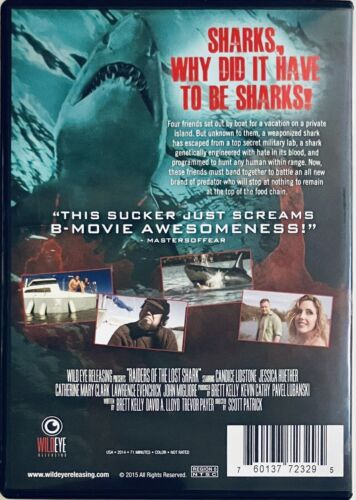 Raiders of the Lost Shark (DVD, 2015) Wildeye Releasing B Creature Feature*GR1