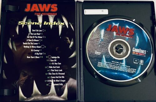 Jaws- The Revenge (DVD, 1999) w/ Insert Horror GoodTimes 1987 En/Fr/Sp*GR1