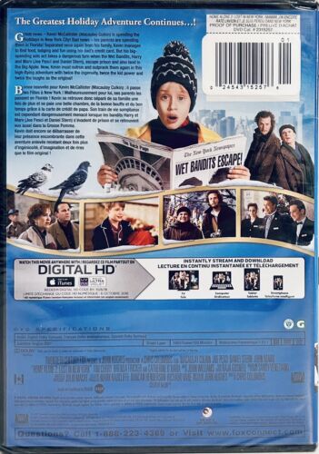 Home Alone 2: Lost in New York (DVD, 2015) Family/Comedy Fox OOP 1992 NEW*GR1