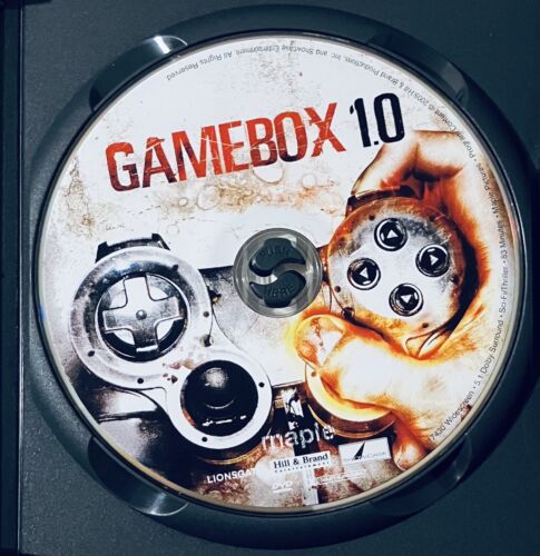 Gamebox 1.0 (DVD 2007) Nate Richert Sci-Fi Thriller Lionsgate *GR3