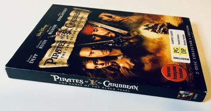 Pirates of the Caribbean The Curse of the Black Pearl (DVD, 2-Discs) w/ Slip*HX1