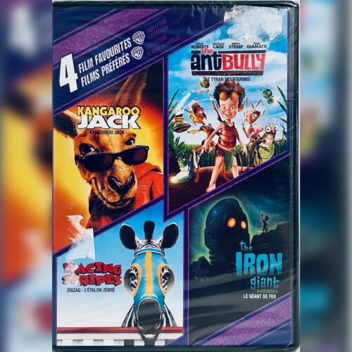 Kangaroo Jack / The Ant Bully / Racing Stripes / Iron Giant (DVD) Family NEW*001