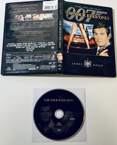 For Your Eyes Only DVD 1981 w/ Insert Roger Moore 007 James Bond Bilingual*HF1