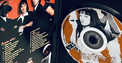 Pulp Fiction (DVD, 2000) Crime/Thriller w/ Insert 1994 Quentin Tarantino OOP*BF1