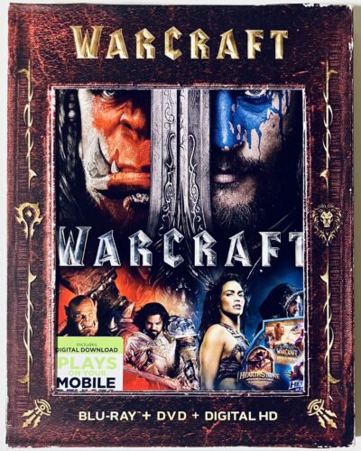 Warcraft (Blu-ray + DVD) 2-Disc Set Box Set - NO CARDS Bilingual *PC1