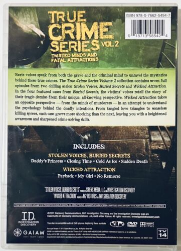 True Crime Series, Vol. 2: Twisted Minds and Fatal Attractions (DVD, 2011) *RG3