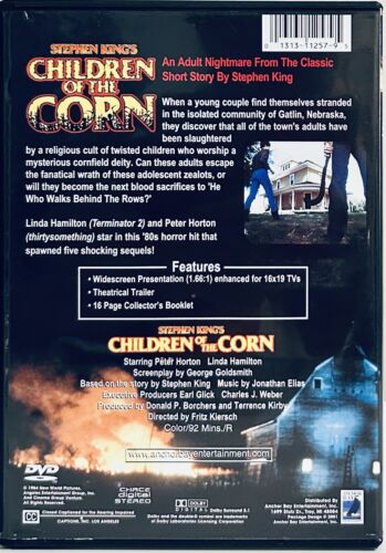 Children of the Corn (DVD, 2000) Stephen King Anchor Bay 1984 ‧ Horror OOP*GR1