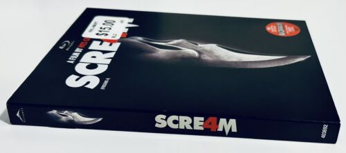 Scream 4 (Blu-ray Disc, 2011) w/ Slipcover & Insert Horror Wes Craven OOP *001