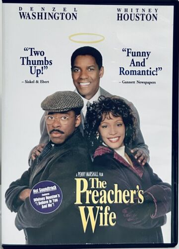 The Preacher's Wife (DVD 1996) Family/Fantasy Denzel, Washington Rare OOP *GR1