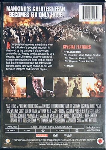 The Dead Undead (DVD, 2012) Horror Action Phase 4 Films Vampires vs Zombies*GR1