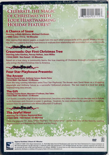 4 Holiday Movies! A Chance of Snow/Our First Christmas Tree/The Answer/The Gift+