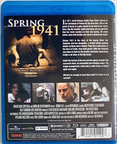 Spring 1941 (Blu-Ray, 2009) Polish-Israeli War Drama Widescreen Region 1 *GR1