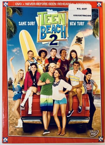 Disney Channel TEEN BEACH 2 DVD w/ Slipcover Bilingual *TR0 Default Title