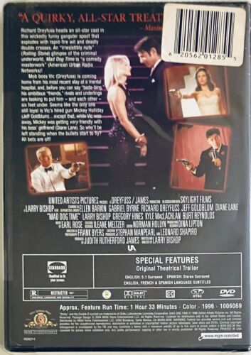 Mad Dog Time (DVD, 1996) Richard Dreyfuss Comedy Crime En/Sp BRAND NEW MGM *GR1