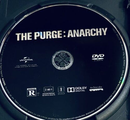 The Purge: Anarchy (DVD, 2014) w/ Slipcover Horror/Action Blumhouse En/Fr *NE1